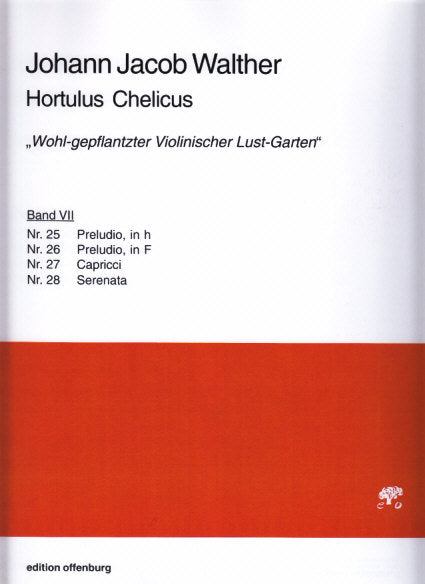 Walther, Hortulus chelicus 7: Nr. 25-28 (Offenburg, Edition)