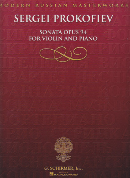 Prokofiev, Sonata No. 2, op. 94bis (G.Schirmer)