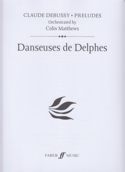 Debussy, Prelude 1/1 Danseuses de Delphe (Faber Music)