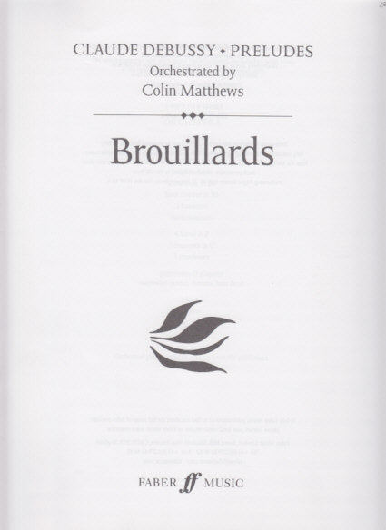 Debussy, Prelude 2/1 Brouillards (Faber Music)
