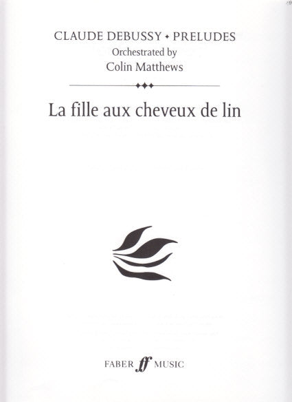 Debussy, Prelude 1/8 Fille aux cheveux (Faber Music)
