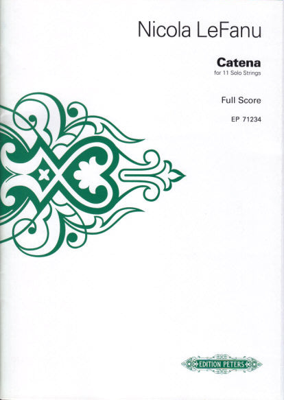 LeFanu, Catena for 11 solo strings (Peters)