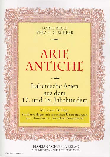 Arie antiche: Italienische Arien (2v.) (Noetzel)