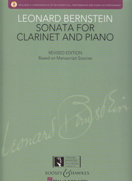 Bernstein, Sonata for Clarinet (1941-42) (Boosey)