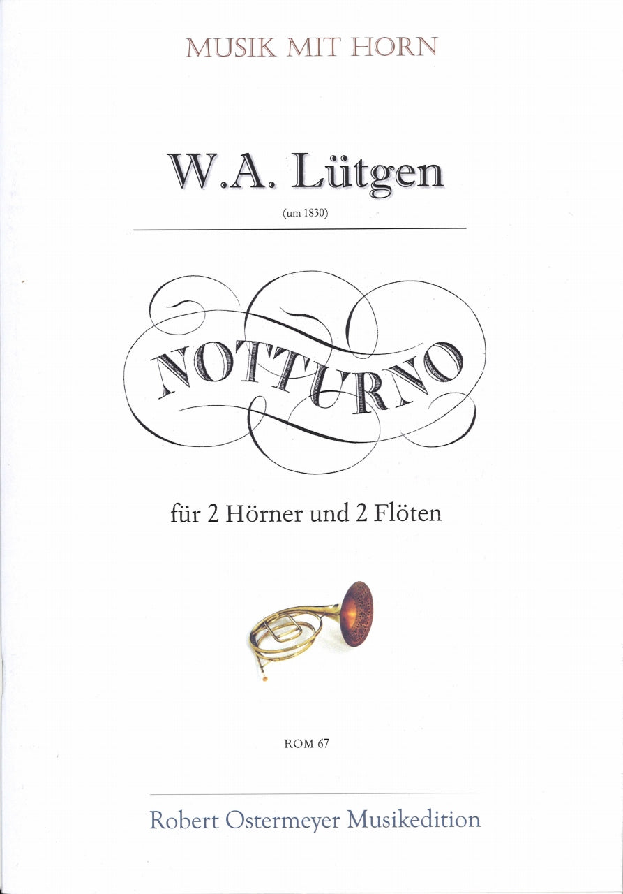 Lutgen, Nocturnos (2Fl,2Hn) (Robert Ostermeyer)