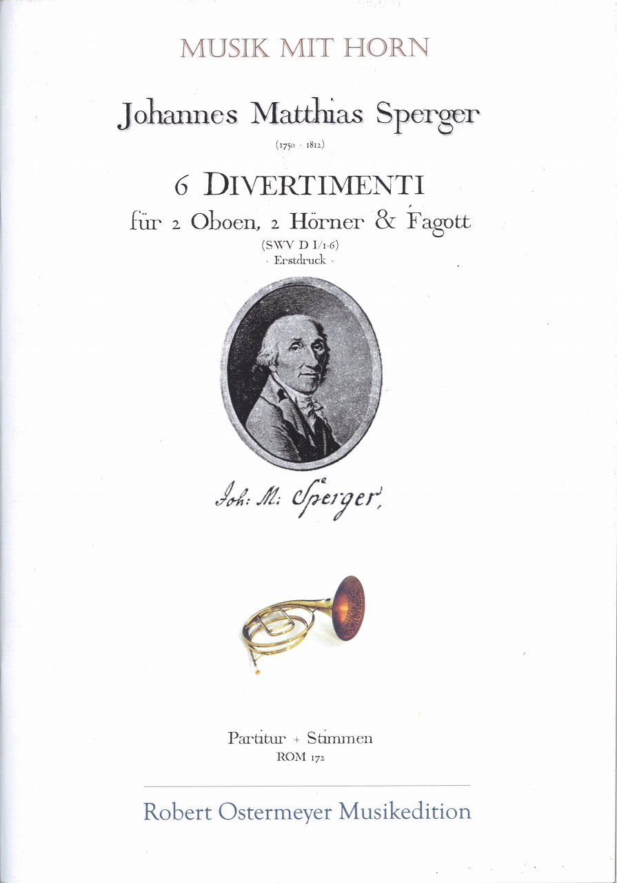 Sperger, 6 Divertimenti, SWV DI/1-6 (Robert Ostermeyer)
