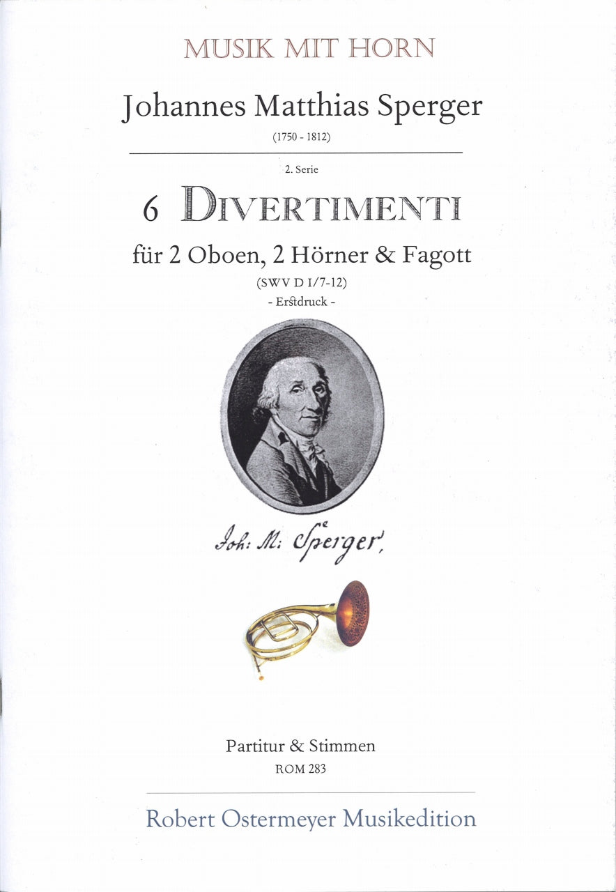 Sperger, 6 Divertimenti SWV D1/7-12 (Robert Ostermeyer)