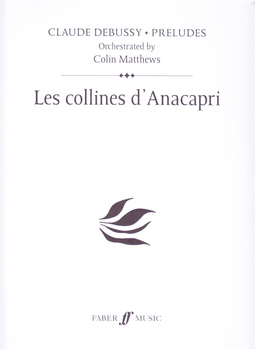 Debussy, Prelude 1/5 collines d'Anacapri (Faber Music)
