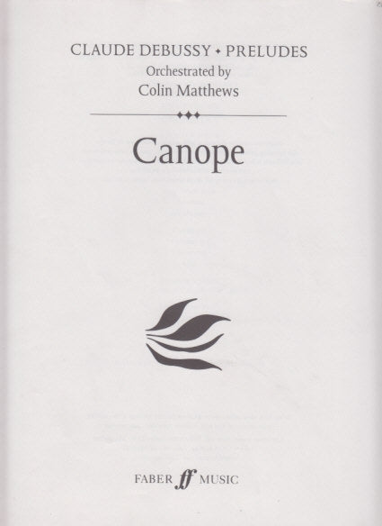 Debussy, Prelude 2/10 Canope (Faber Music)