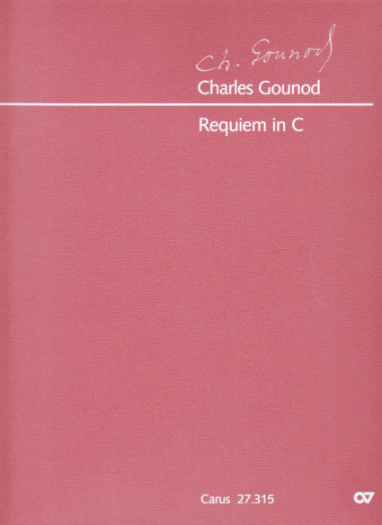 Gounod, Requiem in C (Full Score) (Carus)