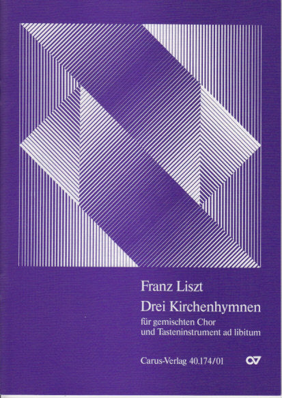 Liszt, 3 Kirchenhymnen [L] (SATB,[Org]) (Carus)