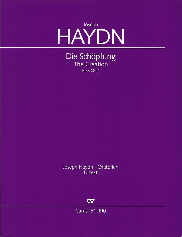 Haydn, Schopfung Hob. 21/2 (Full Score) (Carus)