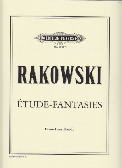 Rakowski, Etude-Fantasies (2009) (Peters)