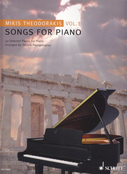 Theodorakis, Songs for Piano 1 (Schott)