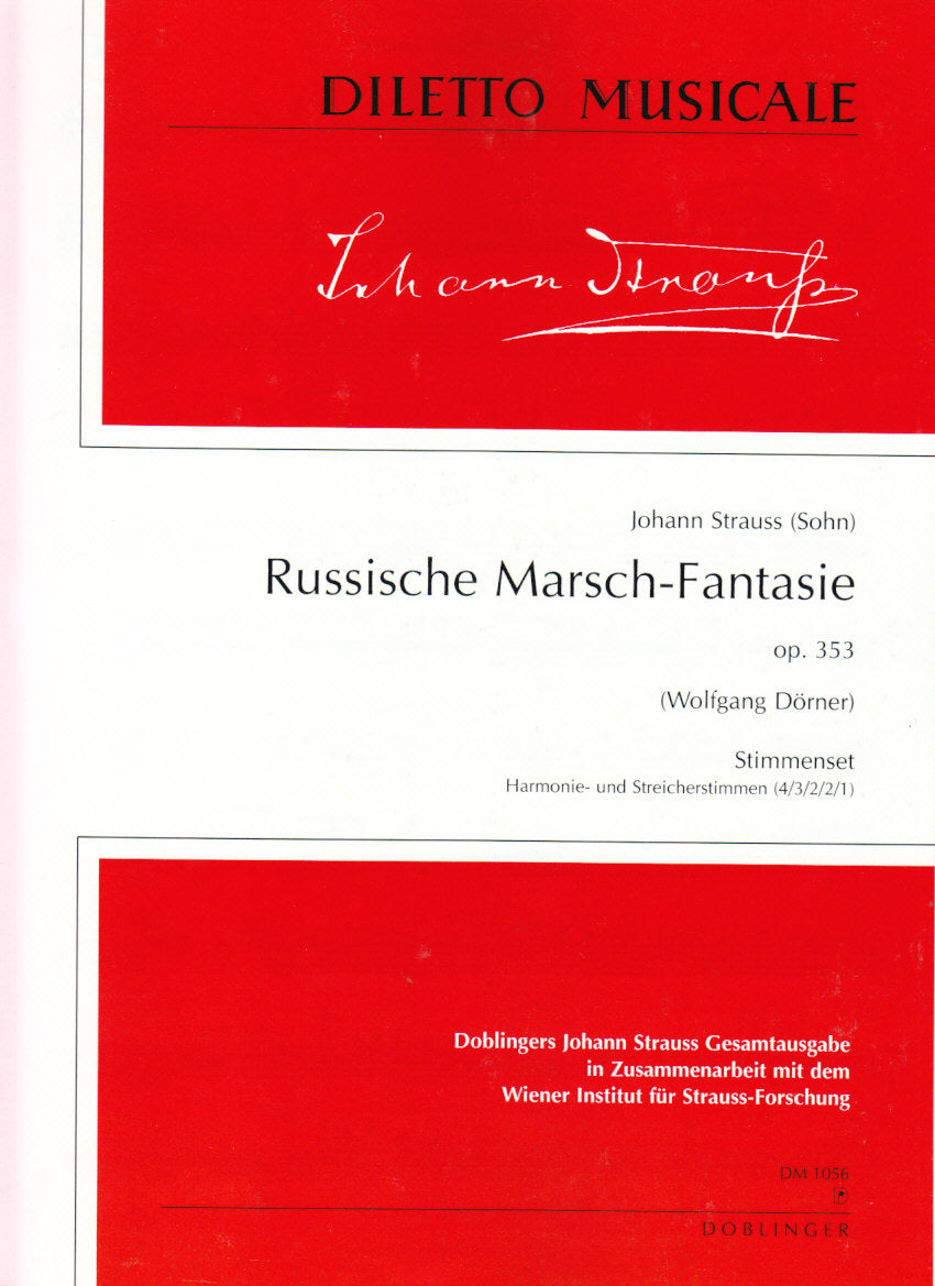 Strauss,J., Russ. Marsch-Fantasie Parts (Doblinger)