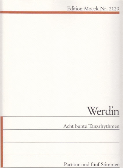 Werdin, 8 bunte Tanzrhythmen (Moeck)