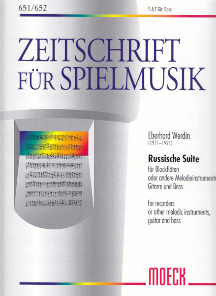 Werdin, Russische Suite (Moeck)