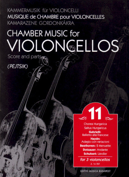 Chamber Music for Violoncellos 11 (3Vc) (Editio Musica Budapest)