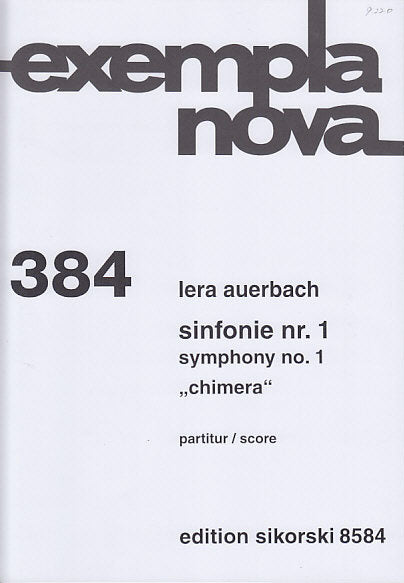 Auerbach, Symphony No. 1 'Chimera' (Sikorski)
