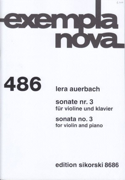 Auerbach, Sonata No. 3 (Sikorski)