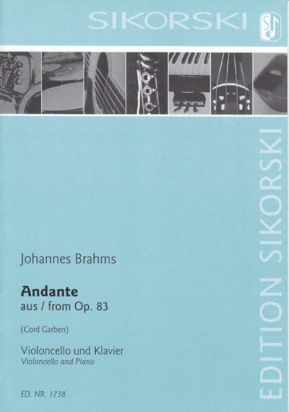 Brahms, Andante aus Konzert op. 83 (Sikorski)