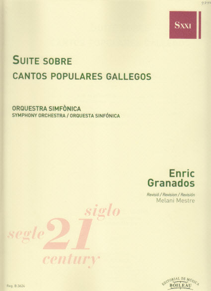 Granados, Suite sobre cantos gallegos (Boileau)