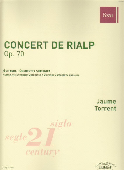 Torrent, Concert de Rialp op. 70 (Boileau)