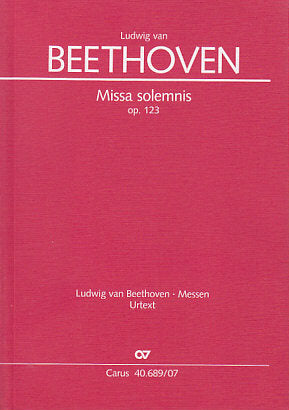 Beethoven, Missa solemnis op. 123 (Carus)