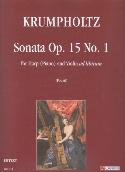 Krumpholtz, Sonata op. 15/1(Hrp/Pf,[Vn]) (Ut Orpheus)