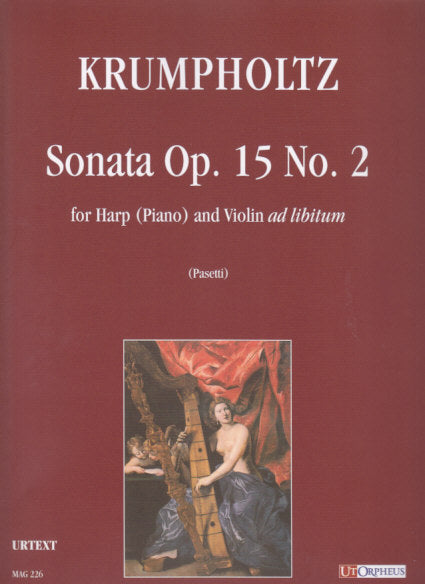 Krumpholtz, Sonata op. 15/2(Hrp/Pf,[Vn]) (Ut Orpheus)