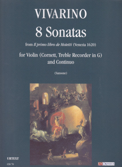 Vivarino, 8 Sonatas (Vn/Cornett/Rec,Bc) (Ut Orpheus)