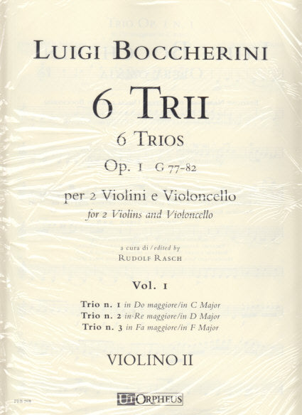 Boccherini, Trios op. 1/1-3: Parts (Ut Orpheus)