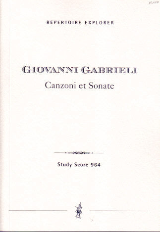 Gabrieli, Canzoni et Sonate (1615) (Hoflich)