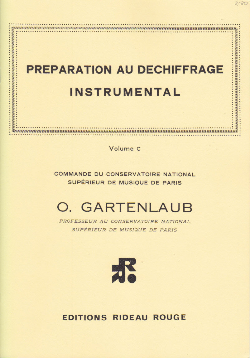 Gartenlaub, Preparation instrumental B (Rideau Rouge)