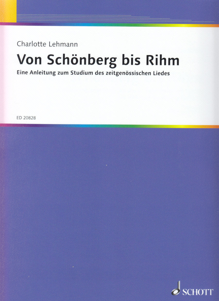 Lehmann, Von Schonberg bis Rihm [G/E] (Schott)