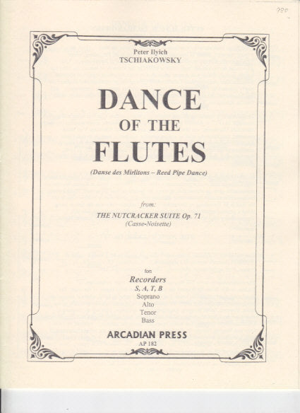 Tchaikovsky, Dance of the Flutes (Arcadian Press)