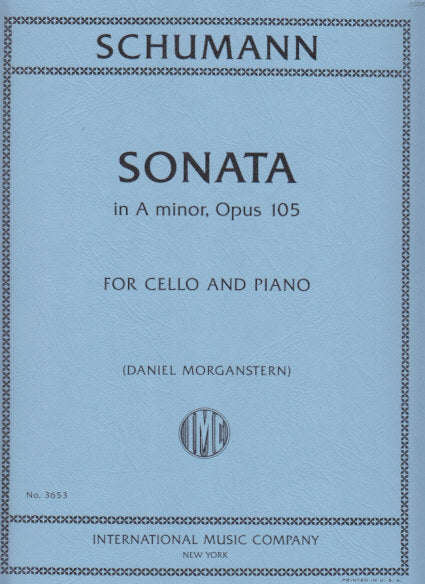 Schumann, Sonata in a op. 105 (IMC)