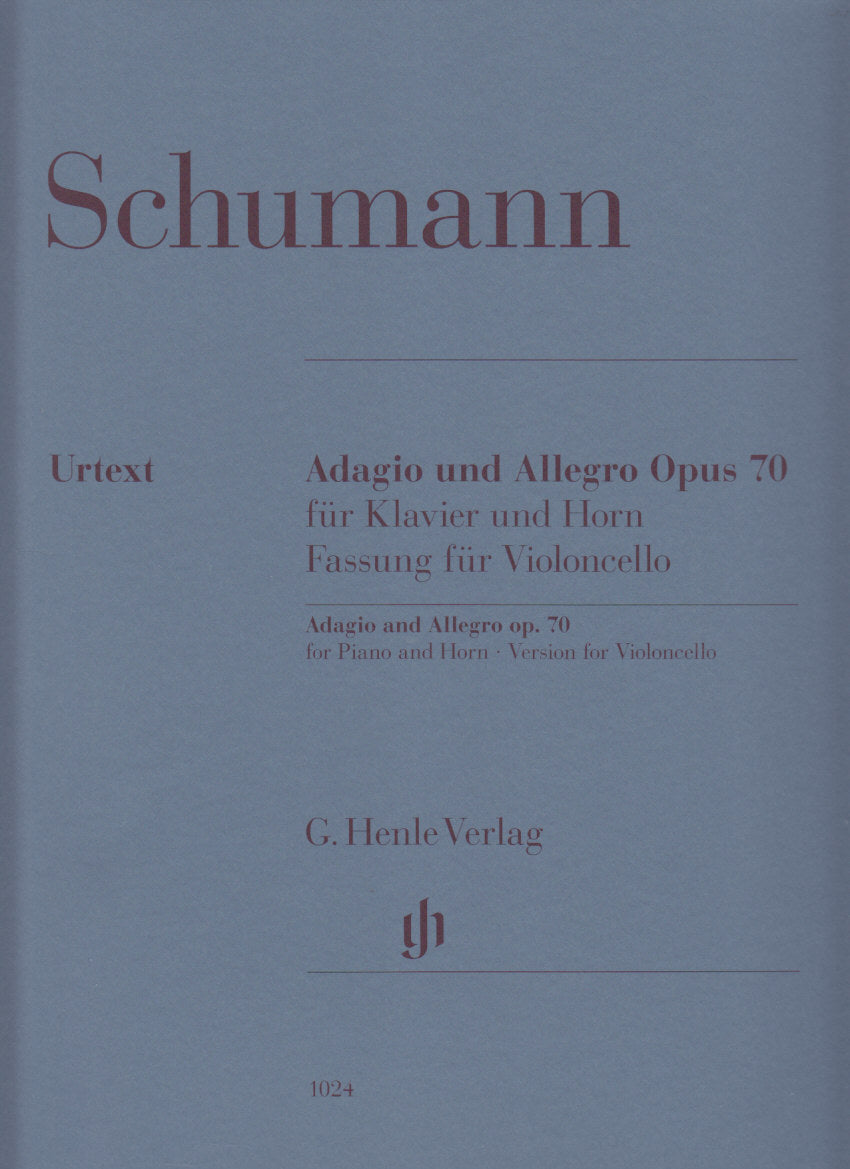 Schumann, Adagio und Allegro op. 70 (Henle)