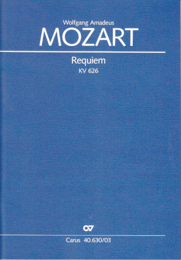 Mozart, Requiem KV 626 (Maunder) (Oxford University Press/Carus)