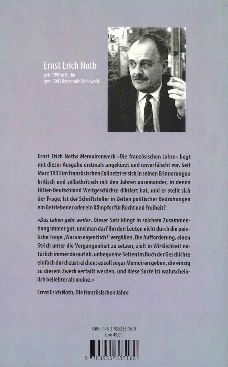 Noth, Erinnerungen eines Deutsche (glotzi)