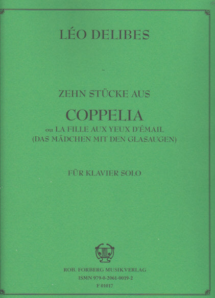 Delibes, Coppelia, 10 Stucke (Forberg)
