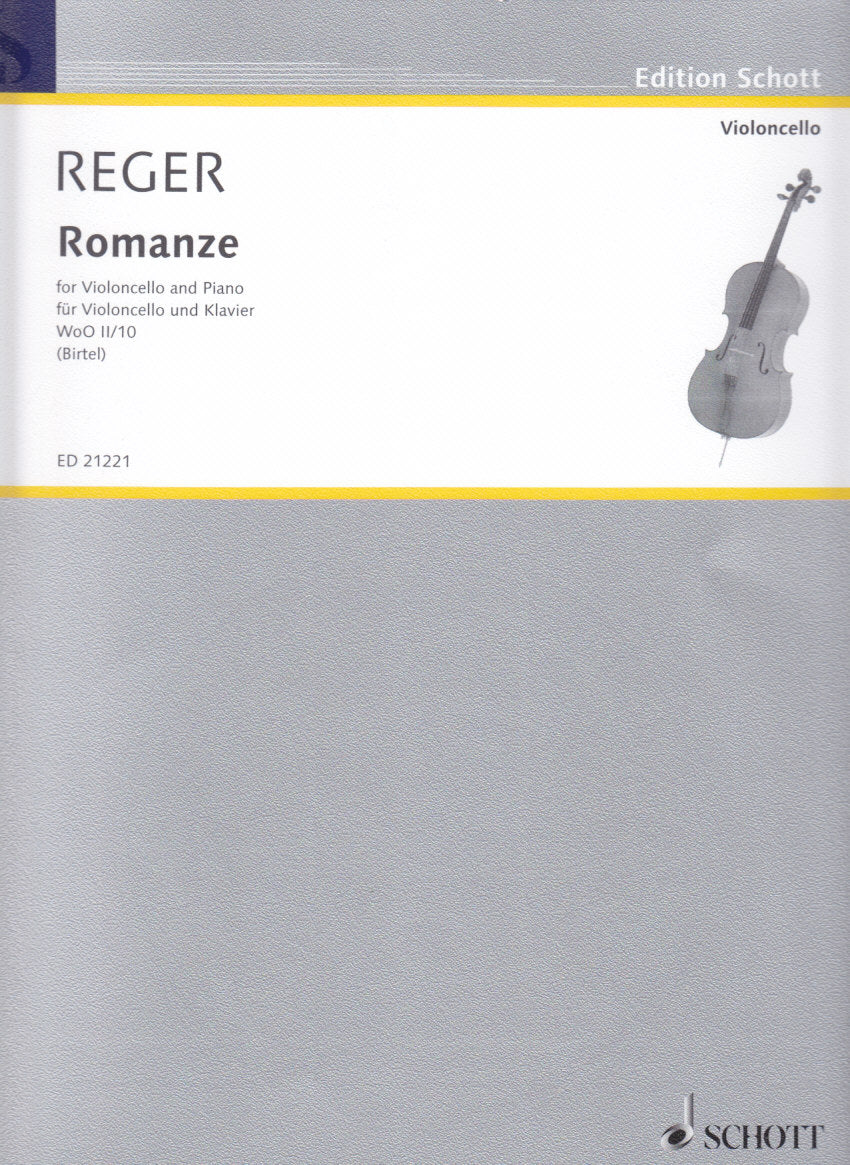 Reger, Romanze WoO 2/10 in C (Birtel) (Schott)