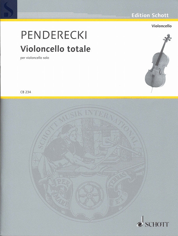 Penderecki, Violoncello totale (Vc Solo) (Schott)