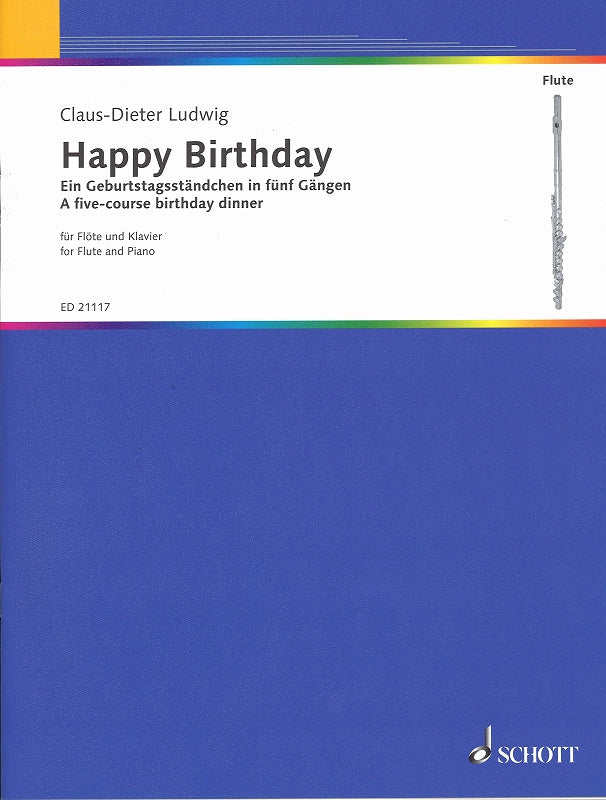 Ludwig, Happy Birthday (Fl,Pf) (Schott)