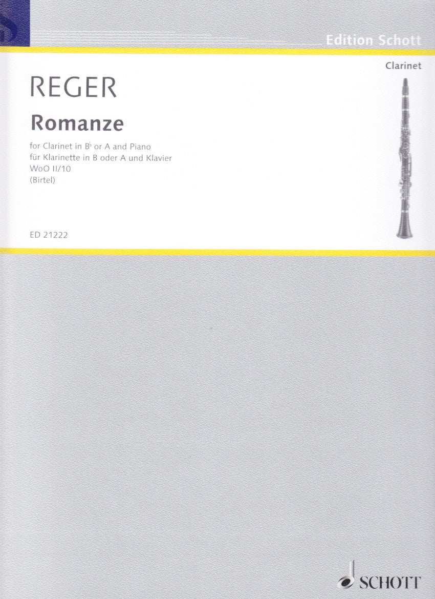 Reger, Romanze in G WoO 2/10 (Birtel) (Schott)