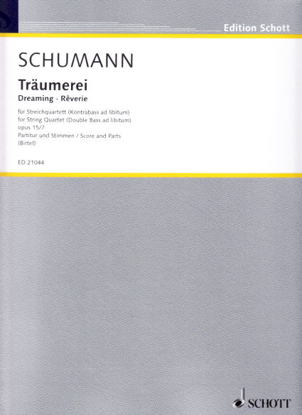 Schumann, Traumerei (Quartet,[CB]) (Schott)
