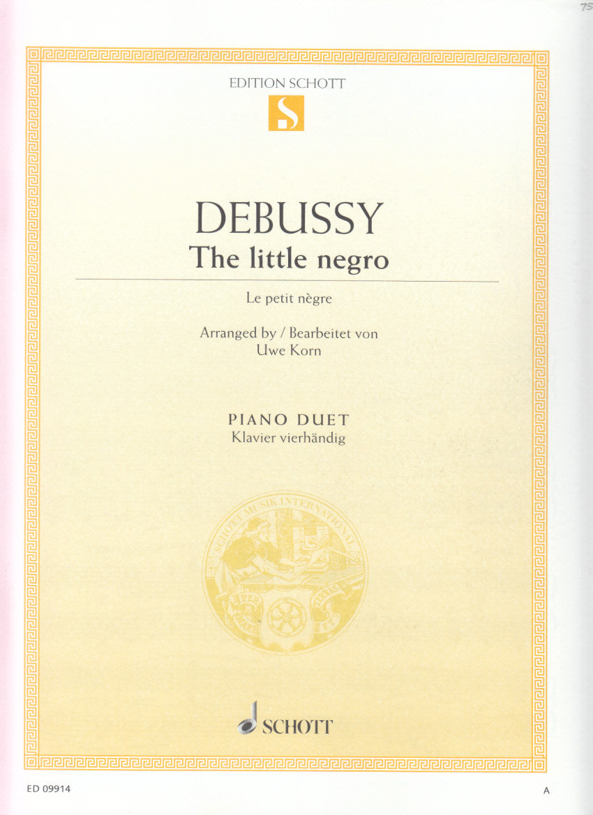 Debussy, Little Negro (Korn) (Schott)