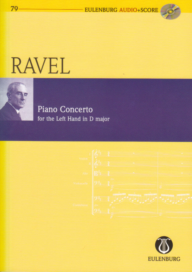 Ravel, Concerto for the Left Hand (+CD) (Eulenburg)