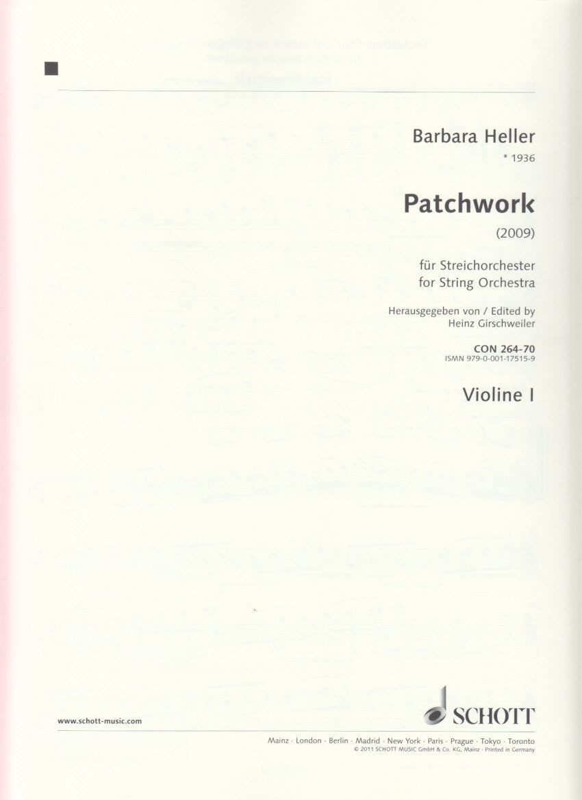 Heller, Patchwork (Set of Parts) (Schott)