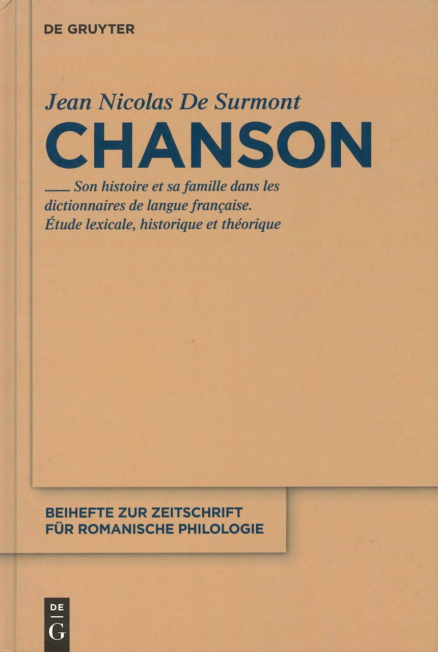 Surmont, Chanson: Son Histoire et sa Fam (De Gruyter)